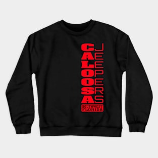 Red Vertical Logo Crewneck Sweatshirt